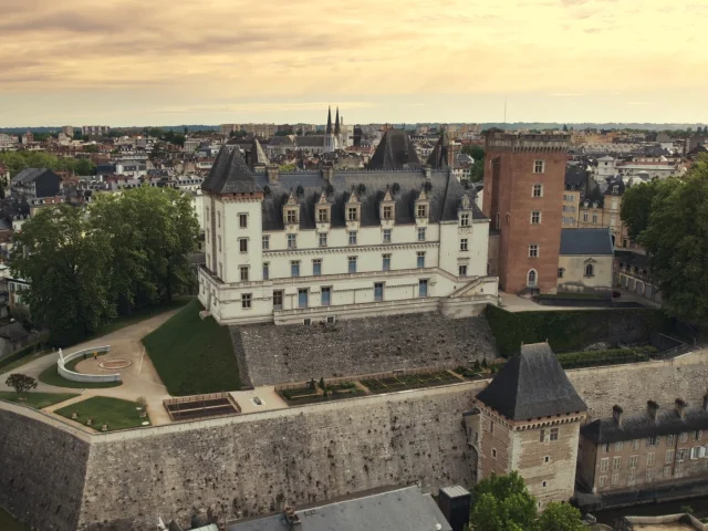 Château de Pau - Vue aérienne