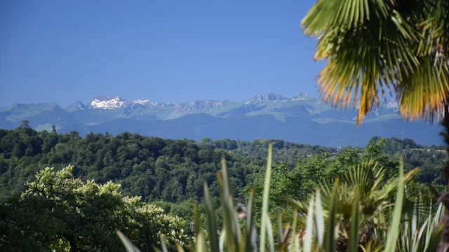 Parc Beaumont - Vue Pyrénées - Pau