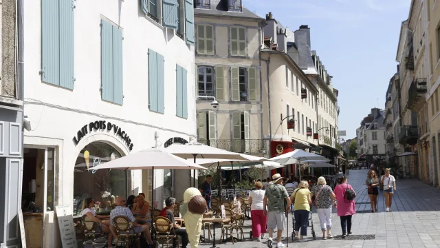 Terrasses rue Joffre - Pau