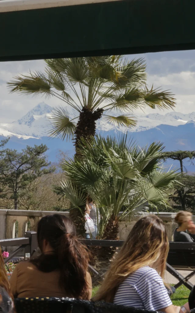 Terrasse sur le boulevard des Pyrénées - Pau