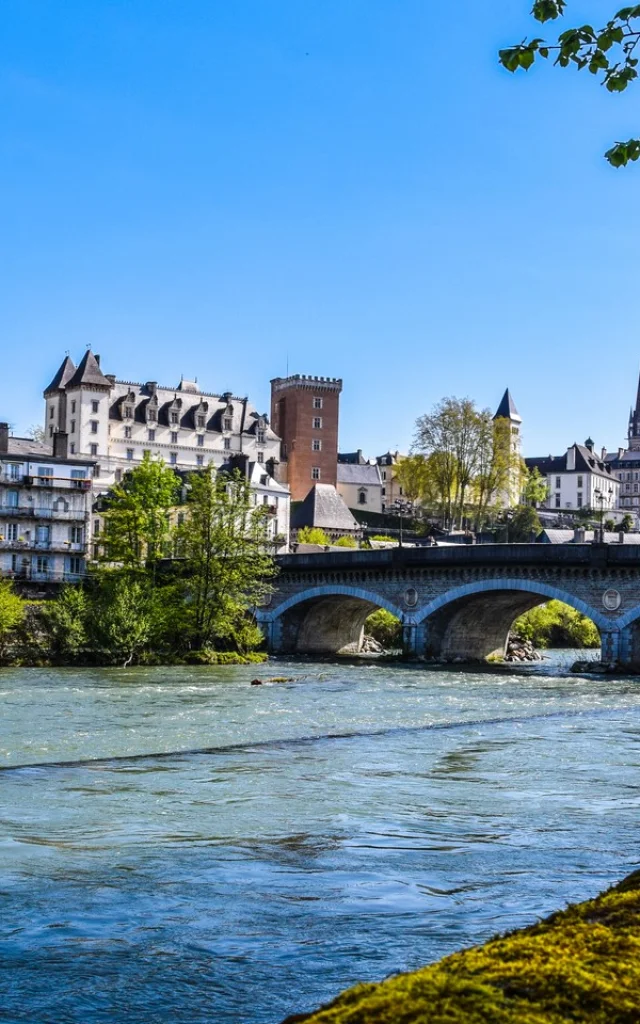 Gave de Pau et pont du 14 juillet - Pau