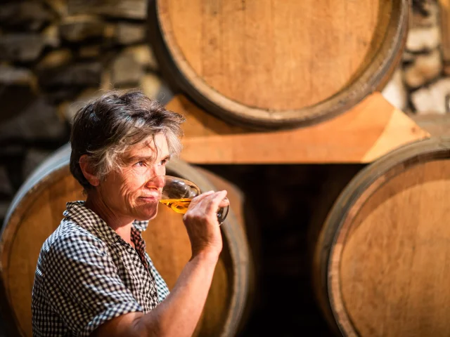 Dégustation de Jurançon - Domaine Latapy - Irène Guilhendou