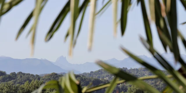 Pau, vue du boulevard des Pyrénées