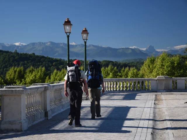 Randonneurs - Boulevard des Pyrénées - Pau