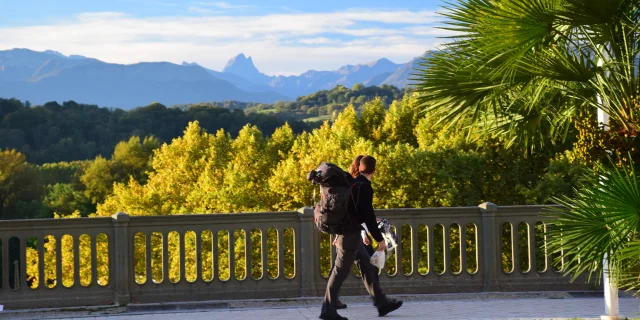 Randonneurs - Boulevard des Pyrénées - Pau