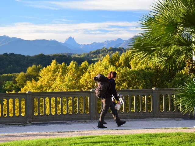 Randonneurs - Boulevard des Pyrénées - Pau