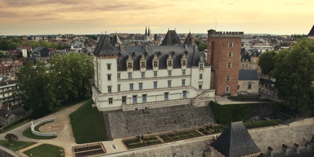 Château de Pau - Vue aérienne